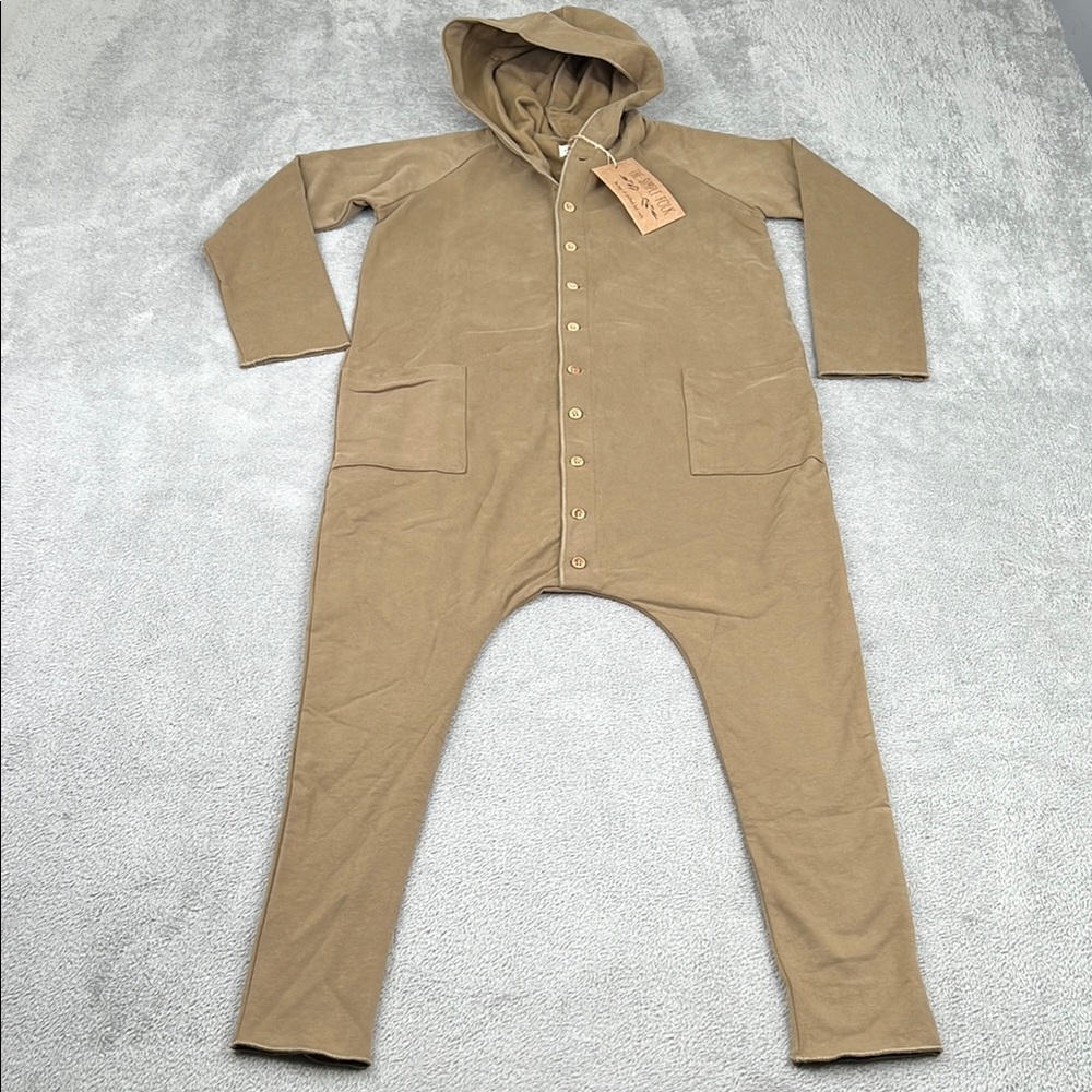 NEW‎ The Simple Folk 8/9 Organic Cotton The Forager Playsuit Hooded Jumpsuit